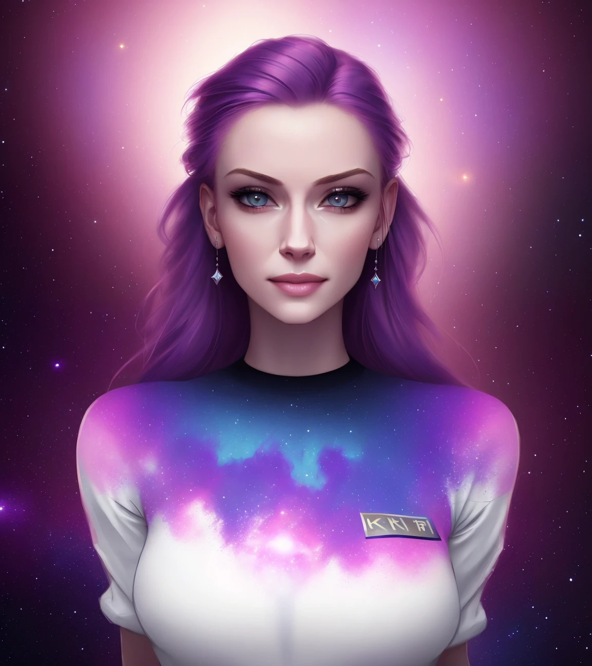 19yo female, pale skin, European,

[(colorful explosion psychedelic paint colors:1.2)::0.375]

sport outfit, closeup, extreme closeup, photorealistic, 
smiling,
purple hair, tattoos, 
(full body), perfect eyes, athletic, realistic proportions,
(outer space background:1.1),
vivid colors,
by Mark Edward Fischbach, artstation, concept art,  masterpiece,  colorful, elaborate background,  photography, smooth, sharp focus,  award-winning,  8K,  hrd,  art by greg rutkowski,