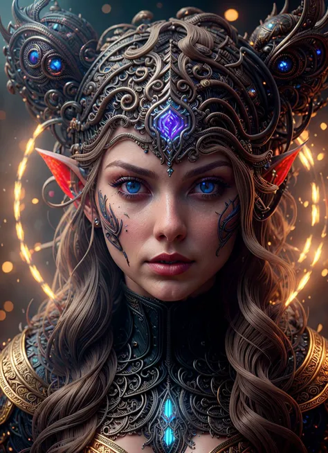 elves head, mind-changing freaky-looking, [anad|anat0j3|taylorswift-subject] woman steampunk, 3d model, very coherent symmetrica...