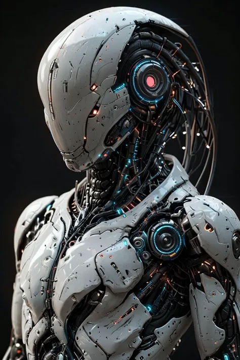 <lora:ral-ledlights:0.5>,al-ledlights,<lora:Faceless_Cyborgs:1>,NOFACE,CYBORG,
A cyberpunk style cyborg,sci-fi,futuristic,minima...