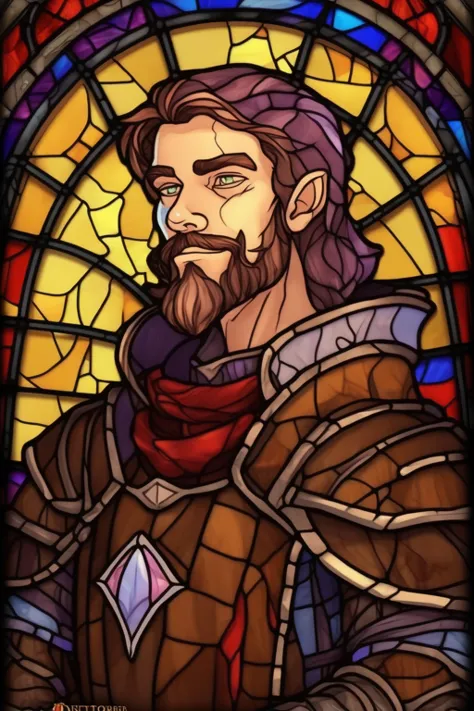 Stained Glass Portrait