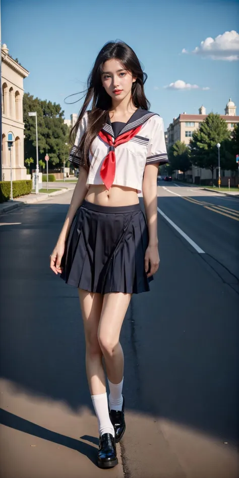 Sailor Uniform || 露脐JK制服