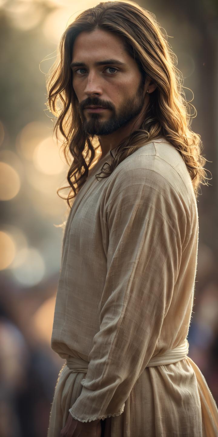 portrait of modern day Jesus, - SeaArt AI