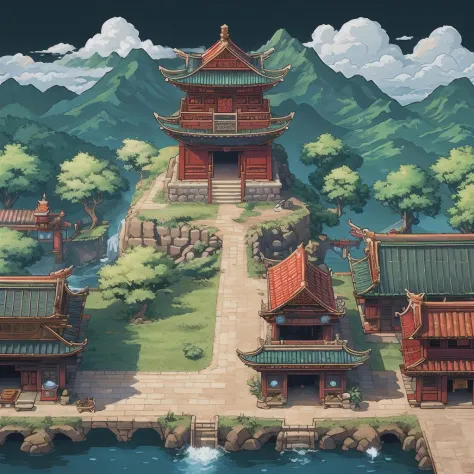 Ancient Chinese style towns