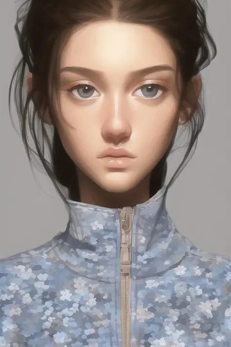 cmodel, digital illustration, (masterpiece:1.2), (high quality:1.2), extremely beautiful young female, streetwear, detailed eyes, soulful eyes, skinny, (abs:1.2), (bloom:1.2)