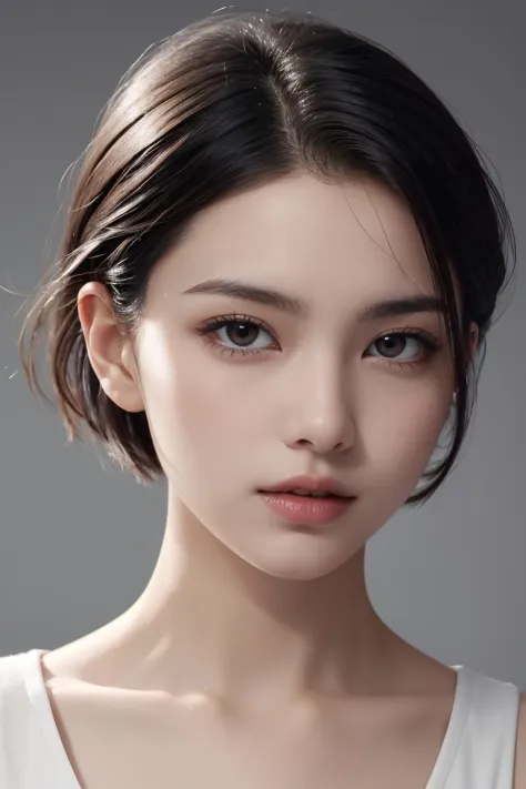 natural skin,(close-up:1.0) photo of as (young:1.0) woman, (oiled skin:1.0), (tilted angle shot:1.0), (slick undercut hair:1.2),...