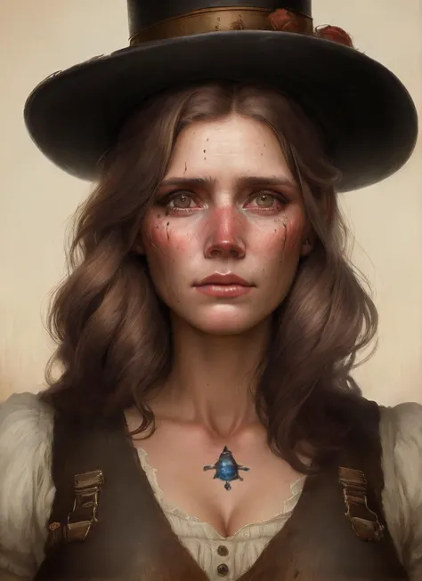 a portrait of sks woman coal miner in 19th century, beautiful painting with highly detailed face by greg rutkowski and magali villanueve, <lora:locon_amy_v1_from_v1_64_32:1.3>