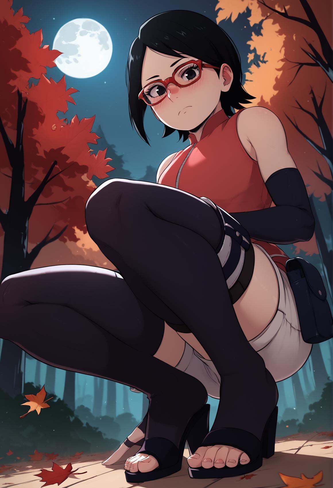 Sarada Uchiha (Pre & Post Timeskip) | Character LoRA (Naruto) | Pony -  SeaArt AI Model