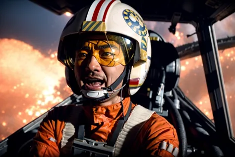 Star wars rebel pilot suit(cockpit view update)