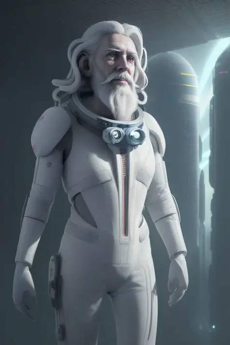 (portrait of elderly white alien in swimwear with trimmed messy wavy white hair and beard, looking at camera:1.2)
(smiling:0.8)
(sci-fi dystopia urban metropolis space spacestation starship:1.4)
((photo photogenic photorealistic:1.6))
midnight moonlit
(cha...