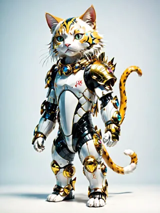 SDXL LORA 动物用高科技铠甲 HTA  High tech armor for animal
