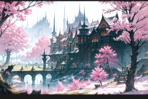 FF14 Landscape and Cities