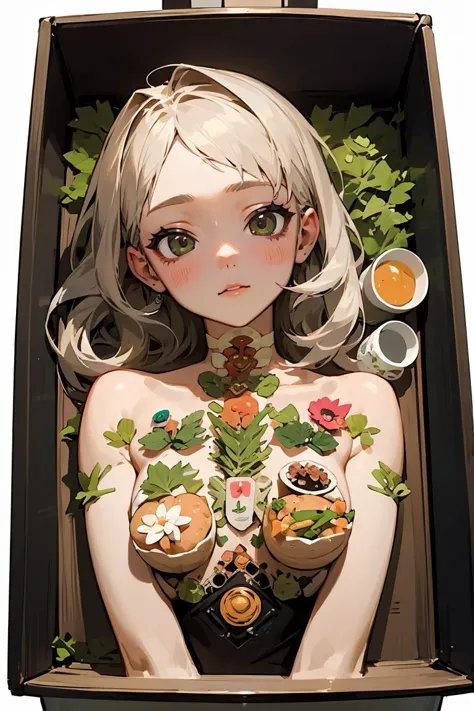 【Concept】Nyotaimori_Lite/Minigirl in Bowl 女体盛(轻食版)/快到碗里来