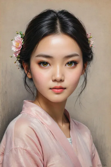 by  Francis Ernest Jackson  and  Gai Qi ,   <lora:3d:0.60>  , pastel drawing <lora:pastel_drawing:1.00>  <lora:more_art:0.40><lo...