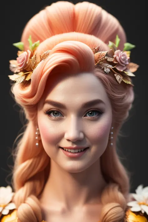 Body Portriat!, Insanely Beautiful Princess Peach as Huntress of the Forest, octane render, smooth, sharp focus, laughing, symmetrical face, fine details, masterpiece, trending on artstation, 4 k hdr 3 5 mm photography, art by stanley lau and jason chan an...