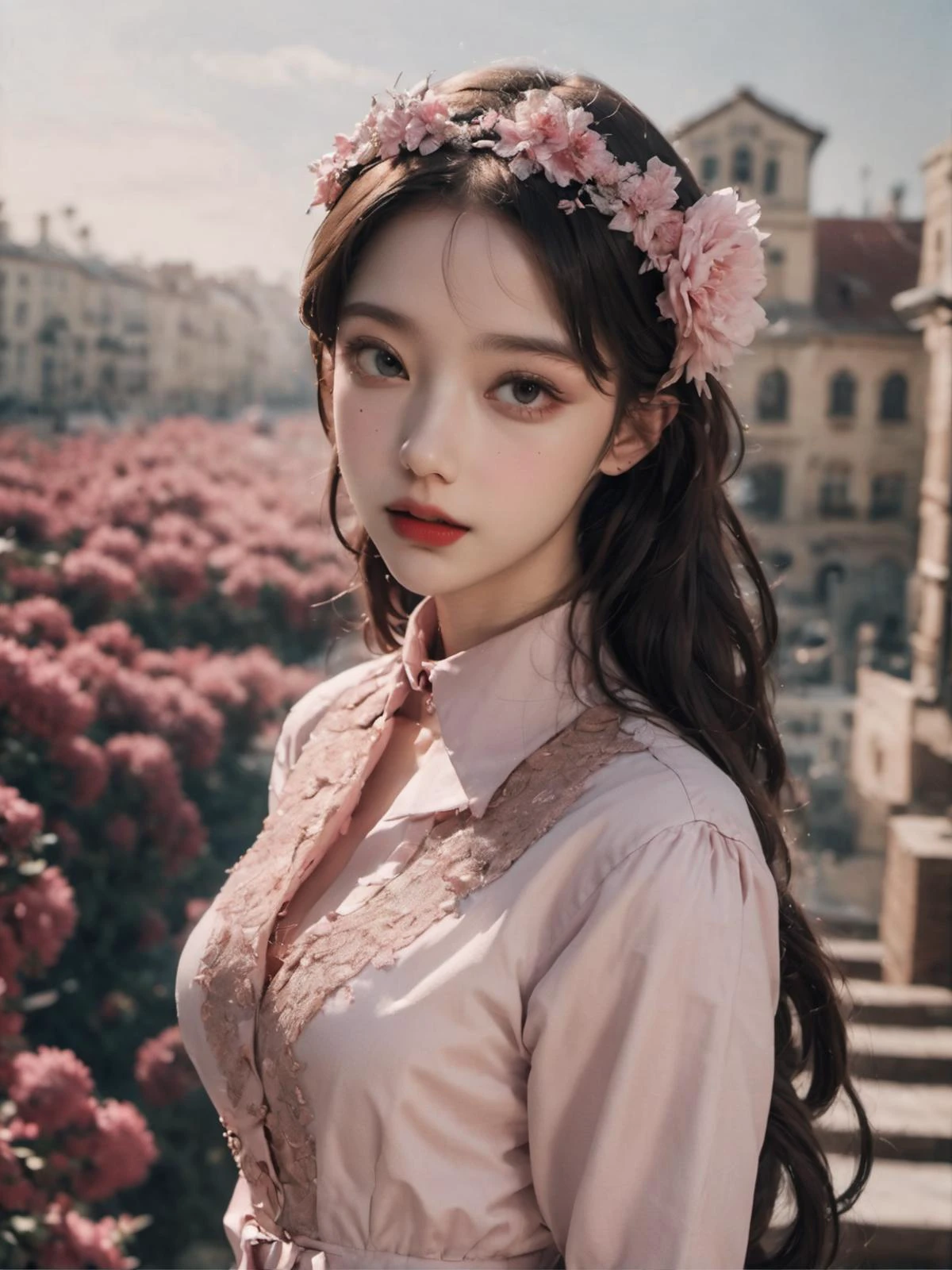 (photo realistic), extremely detailed and delicate illustration, beautiful and aesthetic, official art, one girl, ((pink theme, white theme, crowned princess fairytale theme)), dream-like, (beautiful princess is dancing in palace, focus on her), (Pirouette), rim lighting, dark background, lowkey, dark shot, depth, dof, detailed shadow, dramatic lighting, (fullbody, dynamic composition), 8k, UHD, HDR, (Masterpiece:1. 5), (best quality:1. 5), RAW candid cinema, studio, 16mm, ((color graded portra 400 film)) ((remarkable color)), (ultra realistic), textured skin, remarkable detailed pupils, ((realistic dull skin noise)), ((visible skin detail)), ((skin fuzz)), (dry skin) shot with cinematic camera, 8k, UHD, HDR, (Masterpiece:1. 5), (best quality:1. 5), RAW candid cinema, studio, 16mm, ((color graded portra 400 film)) ((remarkable color)), (ultra realistic), textured skin, remarkable detailed pupils, ((realistic dull skin noise)), ((visible skin detail)), ((skin fuzz)), (dry skin) shot with cinematic camera, 8k, UHD, HDR, (Masterpiece:1. 5), (best quality:1. 5), RAW candid cinema, studio, 16mm, ((color graded portra 400 film)) ((remarkable color)), (ultra realistic), textured skin, remarkable detailed pupils, ((realistic dull skin noise)), ((visible skin detail)), ((skin fuzz)), (dry skin) shot with cinematic camera, 8k, UHD, HDR, (Masterpiece:1. 5), (best quality:1. 5), RAW candid cinema, studio, 16mm, ((color graded portra 400 film)) ((remarkable color)), (ultra realistic), textured skin, remarkable detailed pupils, ((realistic dull skin noise)), ((visible skin detail)), ((skin fuzz)), (dry skin) shot with cinematic camera, 8k, UHD, HDR, (Masterpiece:1. 5), (best quality:1. 5), RAW candid cinema, studio, 16mm, ((color graded portra 400 film)) ((remarkable color)), (ultra realistic), textured skin, remarkable detailed pupils, ((realistic dull skin noise)), ((visible skin detail)), ((skin fuzz)), (dry skin) shot with cinematic camera, 8k, UHD, HDR, (Masterpiece:1. 5), (best quality:1. 5), RAW candid cinema, studio, 16mm, ((color graded portra 400 film)) ((remarkable color)), (ultra realistic), textured skin, remarkable detailed pupils, ((realistic dull skin noise)), ((visible skin detail)), ((skin fuzz)), (dry skin) shot with cinematic camera