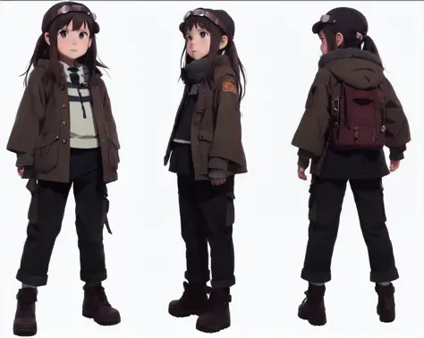 a tk_char high resolution artwork of lofi , Anime Little Girl who is curious and adventurous child, always eager to explore and discover new things, by makoto shinkai and ghibli studio, highly detailed, incredible quality, trending on artstation, masterpie...