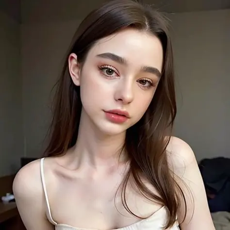 pale skin, realistic humid skin, extremely detailed face, extremely detailed eyes, v-shaped slim face, kpop makeup, BREAK, lanky, 173cm, 49kg, supermodel shape, 8.5 heads figure, small breasts, toned butt, thigh gap