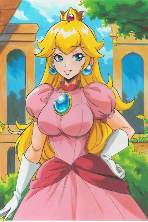 Princess Peach & Swordfighter Peach (Princess Peach Showtime) (Super Mario)