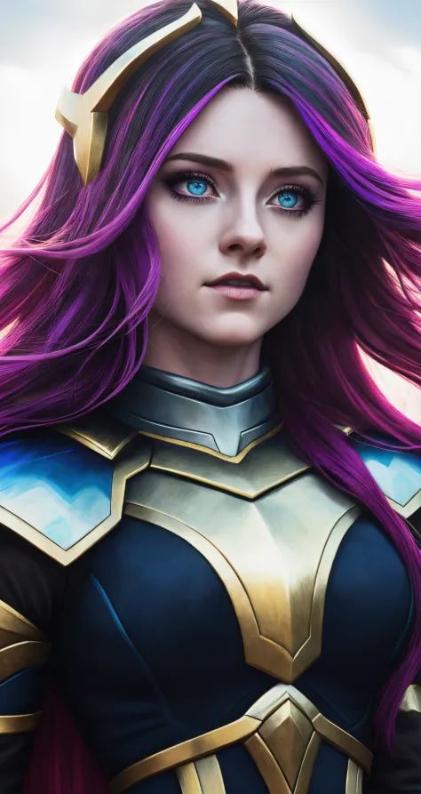 audra miller, solo, rainbow hair, blue eyes, (nun:0.8),
verism style,
middle shot, closeup, Jupon,
Veduta painting, [hanging breast],
dressed in her majestic Asgardian armor,high-definition 8K artwork,encapsulating the spirit of the beloved game, gothic, cgsociety, Casuals, big hair,
detailed background, kindhearted, (average:0.8),