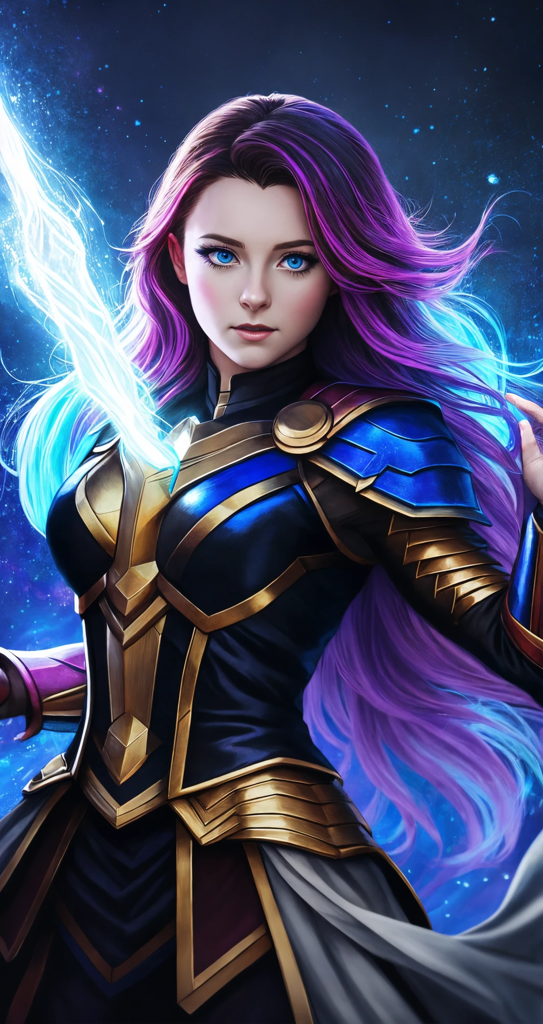 audra miller, solo, rainbow hair, blue eyes, (nun:0.8),
verism style,
middle shot, closeup, Jupon,
Veduta painting, [hanging breast],
dressed in her majestic Asgardian armor,high-definition 8K artwork,encapsulating the spirit of the beloved game, gothic, cgsociety, Casuals, big hair,
detailed background, kindhearted, (average:0.8),