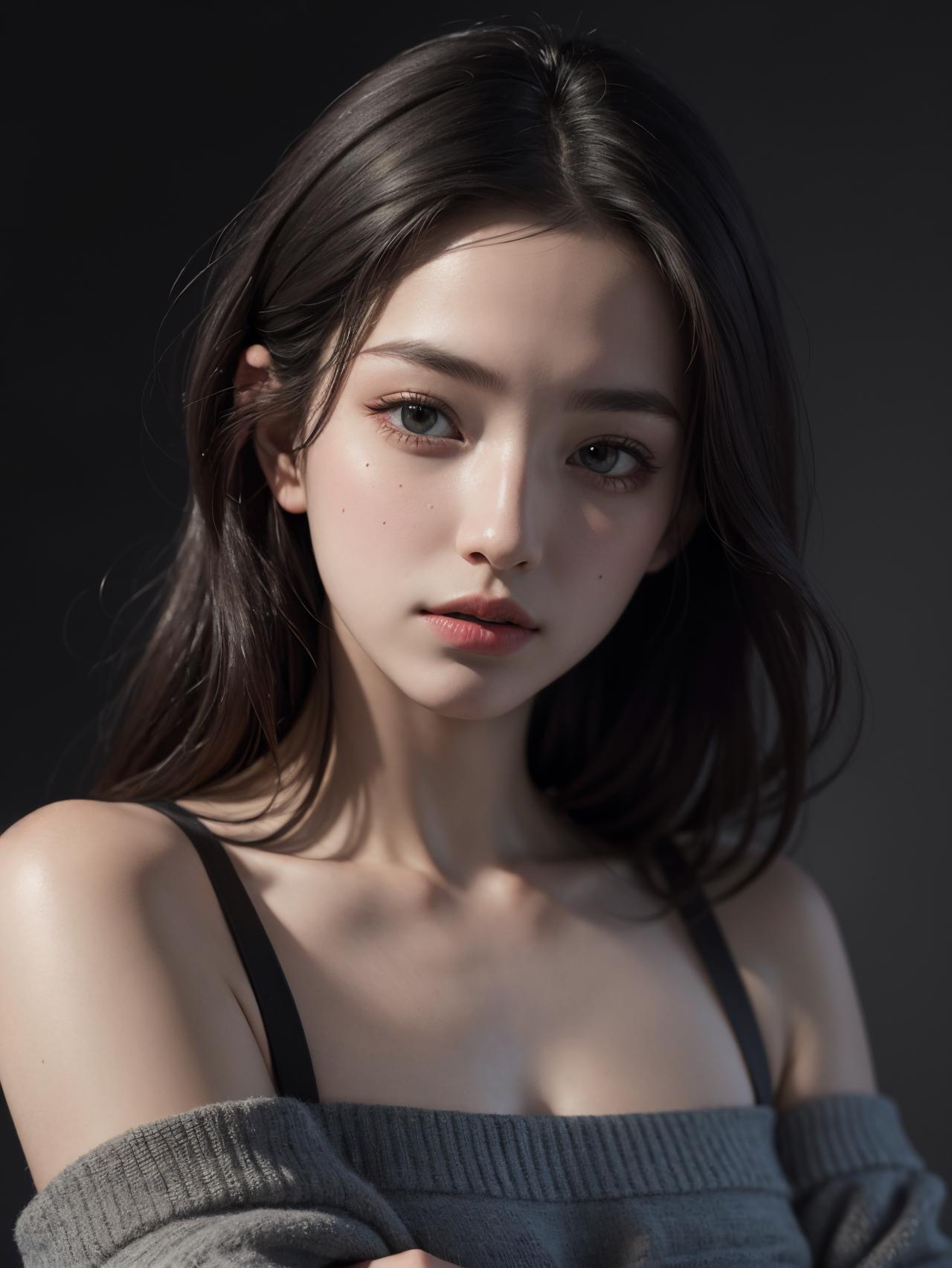 Best Quality Masterpiece Ultra High Res Photorealistic14 Raw Photo 1girl Offshoulder