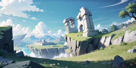 Stylized Ruins