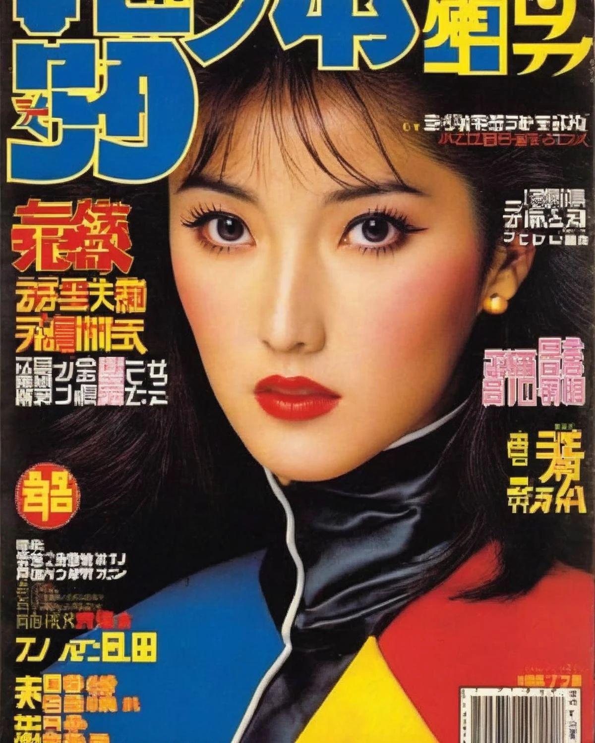 capa de revista japonesa dos anos 80 , retrô_revista , 