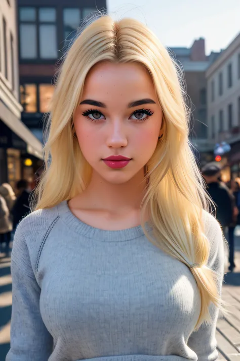 photo of (s0fiag0mez:0.99), a woman as a sexy model, ((blonde hair:1.3)), modelshoot style, (extremely detailed CG unity 8k wall...