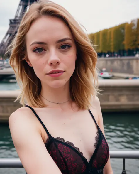 photo of [Kerli Koiv|Emma Stone|Zoe Kazan|Dianna Agron], taking a selfie in paris
highly detailed, realistic analog style photography
