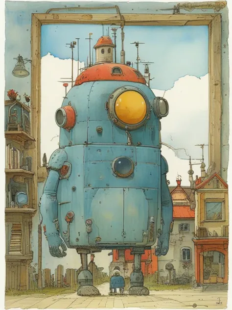 masterpiece,best quality,popsurrealism art,masterpiece,illustration,watercolor,ink,<lora:tbh105-sdxl-dim64:1>,style of Mattias Adolfsson,