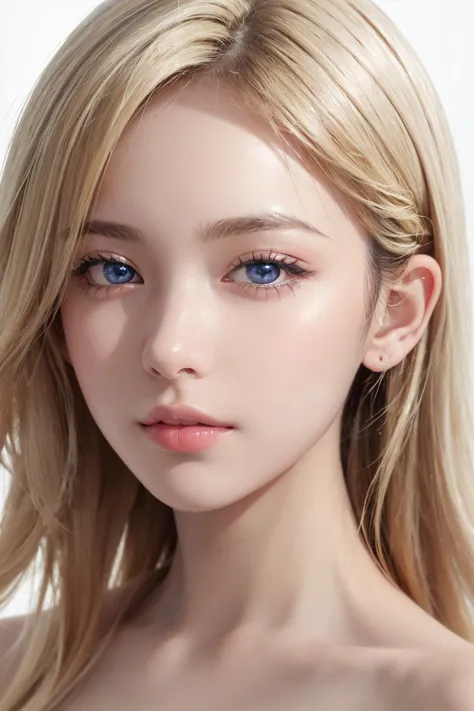 1girl, (close up:1.4), oblique angle, canted angle, (best quality, masterpiece, illustration, photorealistic, photo-realistic), (realistic:1.4), RAW photo, ultra-detailed, CG, unity, 8k wallpaper,16k wallpaper, extremely detailed CG, extremely detailed, an extremely delicate and beautiful, extremely detailed, Amazing, finely detail, official art, High quality texture, incredibly absurdres, highres, huge filesize, highres, look at viewer, (young:1.4), (beautiful detailed girl), 18 years old girl, (glossy shiny skin, beautiful skin, fair skin, white skin, realistic_skin), ((shiny blonde hair)), perfect face, detailed beautiful face, detailed indigo eyes, glossy lips,