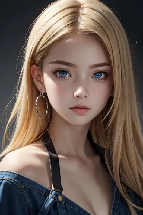 1girl, upper body, (masterpiece, best quality), RAW photo, 16k wallpaper, extremely detailed CG, amazing, ultra detailed, hyperrealistic, official art, High quality texture, incredibly absurdres, highres, 18 years old, cute girl, blonde hair, beautiful face, detailed dark indigo eyes