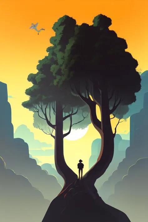 <lora:S1-Monument Valley_DreamLike-000008:0.45>, 
(by Phil Noto, by Pixar, by Cory Loftis, by Ed Mell, by Drew Struzan, by Alberto Morrocco),
Monument Valley,illustration,paradoxical geometry,
windows,sun light,orange tree,cube shape tree,tree,buttress,
corridor,grey corridor,inside,door,drak grey background,
sharp focus, (HDR), (8k), (gigapixel), ((masterpiece))