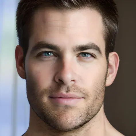 <lora:Chris Pine:0.90>, male, face, muscled, realistic, photo, ultra Quality