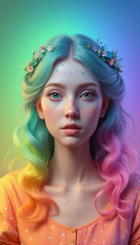 <lora:1980s_Fantasy_Style_SDXL:0.35> shabby chic dreamy glowums pastel woodland freckled fairygirl swirling magical fairytale abstract artstation (in the style of Alex Gross), realistic, subsurface scattering, ultra hd, 4k, high def, Photorealistic, Hyperrealistic, Hyper detailed, analog style, realistic, masterpiece, best quality, ultra realistic, 8k, Intricate, High Detail, film photography, soft lighting,  heavy shadow