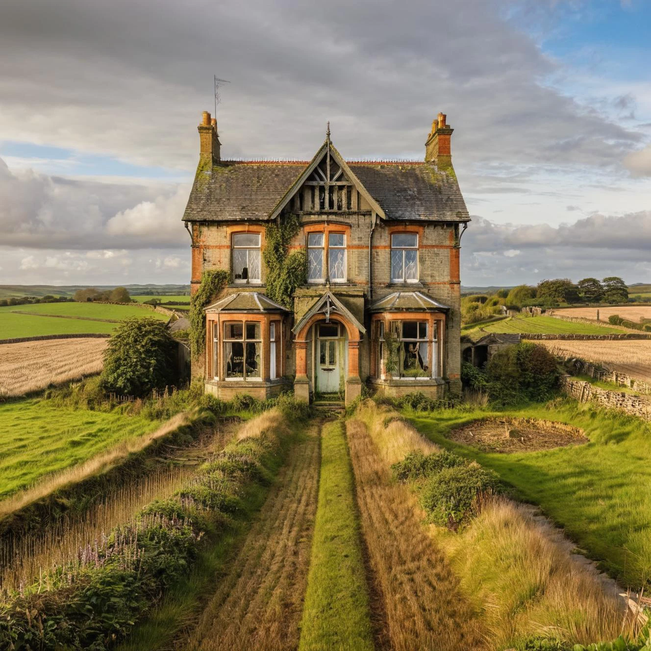 畑に囲まれた北イングランドの AIS-Abandz の家 4K, 超高解像度,傑作