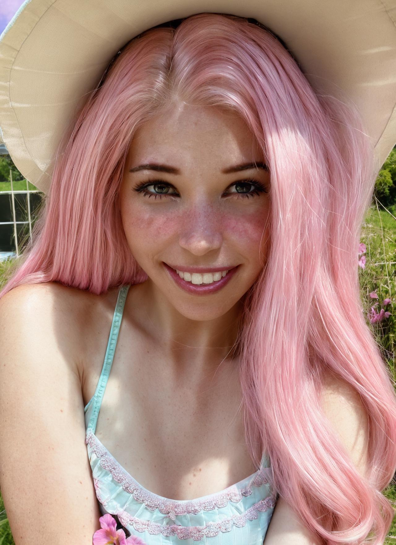 Belle Delphine (Face & Body LoRA) - SeaArt AI модель