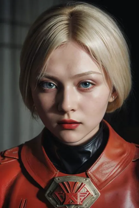award winning movie still of a melodrama, full shot of a young platinum blond russian girl, wearing (russian soviet retro futurist fashion, black leather:1.5), (sinister expression:1.2), cornea reflections, rseemma, dry skin, skin pores, skin bump, skin fuzz, vellus hair, goose bump, subsurface scattering, transluscency, intricately detailed, dramatic lighting, analog film grain finishing, DSLRQuality-Realism