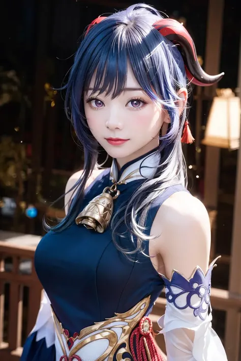 A woman in a cosplay outfit posing for a picture - SeaArt AI