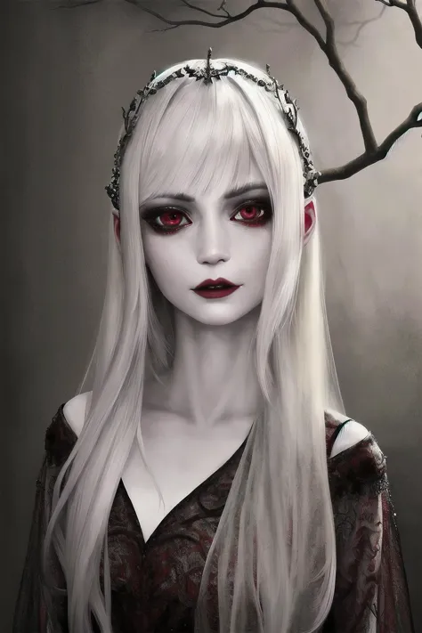 a pale lithe vampire walking in the woods. moonlight. ballgown. blood red.   <lora:realistic_quality-realistic_quality_leco_-_v1.0:0.7>. detailed skin, skin pores. overalldetail-detail_++_-_overall_detail, intricate details, highly detailed, intricate eyes, detailed skin, intricate hair, realistic, skin pores