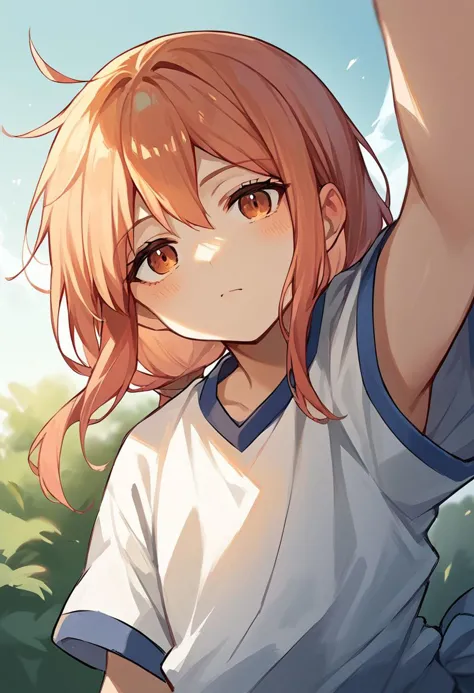 score_9, score_8_up, score_7_up, source_anime,
incoming headpat, arm up, 1girl, nekomiyahinata