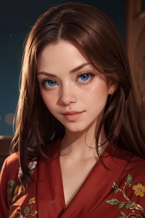 facial focus, looking at viewer, (portrait, close up: 1.2), photoshoot, parted lips,
anitac,1girl, long brunette hair, blue eyes, medium breasts, silk robes, red robes, intricate detailed, floral patterns
glistening skin, detailed, hires, skin detail, subsurface scattering, realistic, picturesque, blurred background, japan,
<lora:anita_c_v7-04:0.8>