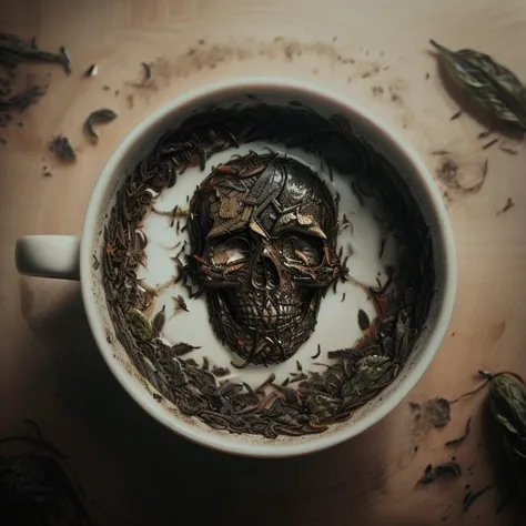 martius_tea skull  <lora:Tea_Leaf_Reading_Style_SD15:1.2>