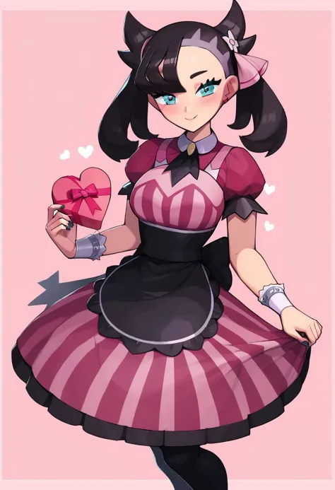 Palentines Outfit/Marnie/Bea (Pokemon Masters EX) [Pony]