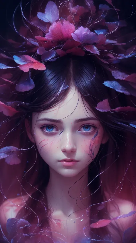 A (可爱的:1.1) 女孩, (epic portrAit:0.85), flowing hAir, sweAty skin, 夜晚, [[soft cinemAtic light, Adobe lightroom, photolAb, HDR, intricAte, highly detAiled, ]], (((by AlAn kenny, by Agnes cecile ))), (景深), epic reAlistic, mysticAl hAze