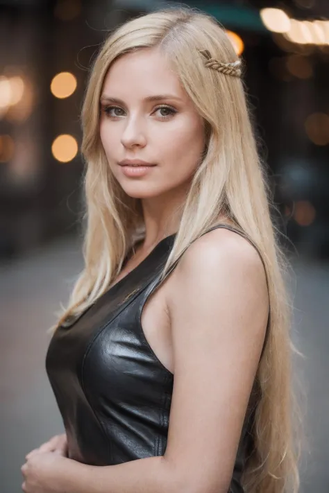 a woman posing with long blonde hair, leather dress, bokeh,  sharp focus , photo realistic, realism, UHD
 <lora:detail_slider_v4:.5> <lora:ReaLora:.5>