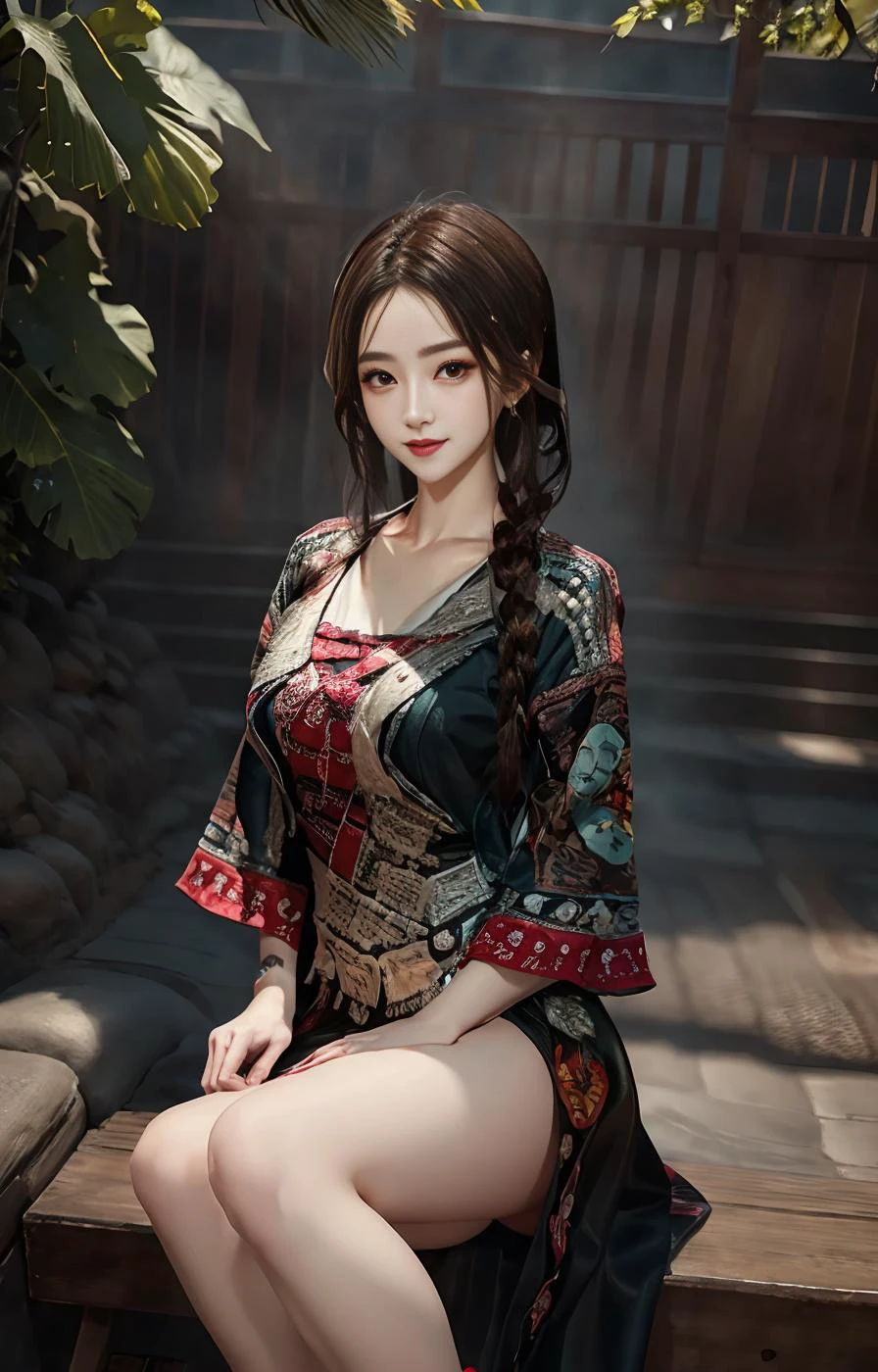 (Early morning,day:1.8,red theme,),in summer,onsen,(nature:1.9),1girl,very long hair,grin,sexy,unaligned breasts, dynamic angle,dynamic pose,outdoors,chinese style architecture,
(raw photo:1.2), (photorealistic:1.4), absurdres, incredibly absurdres, huge filesize , ultra-detailed, highres, extremely detailed,best quality ,masterpiece, illustration, an extremely delicate and beautiful, extremely detailed ,CG ,unity ,8k wallpaper, Amazing, finely detail, masterpiece,best quality, pureerosface_v1,ulzzang-6500-v1.1,