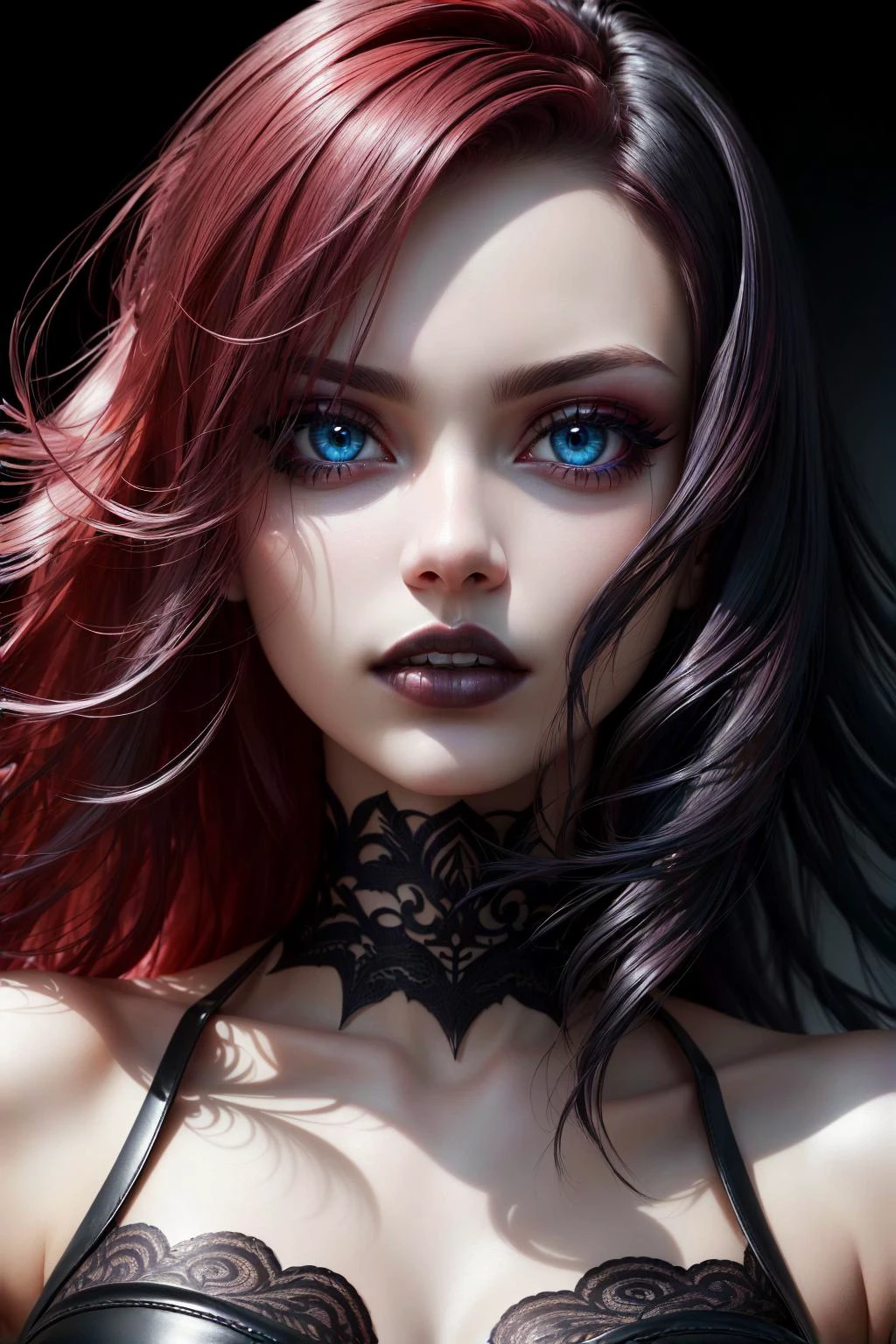 unique scary, gothic, dynamic goth hair, punk,(masterpiece:1.6, best quality), (finely detailed beautiful eyes: 1.2),(extremely detailed CG unity 8k wallpaper, masterpiece, ultra-detailed,best shadow), (detailed background), (beautiful detailed face, beautiful detailed eyes), High contrast, (best illumination, an extremely delicate and beautiful)