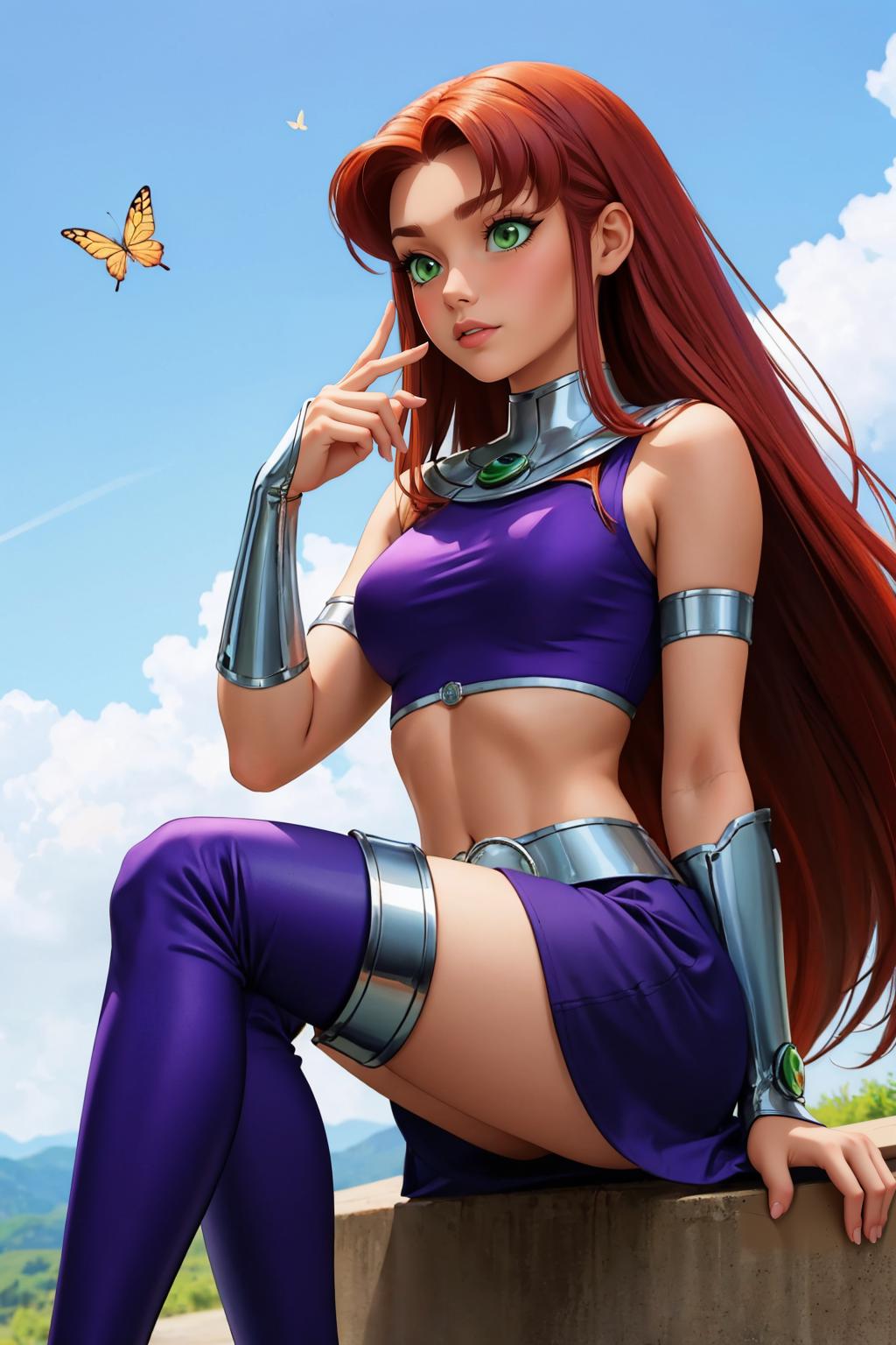 Starfire (DC Comics) Character Lora - SeaArt AI модель