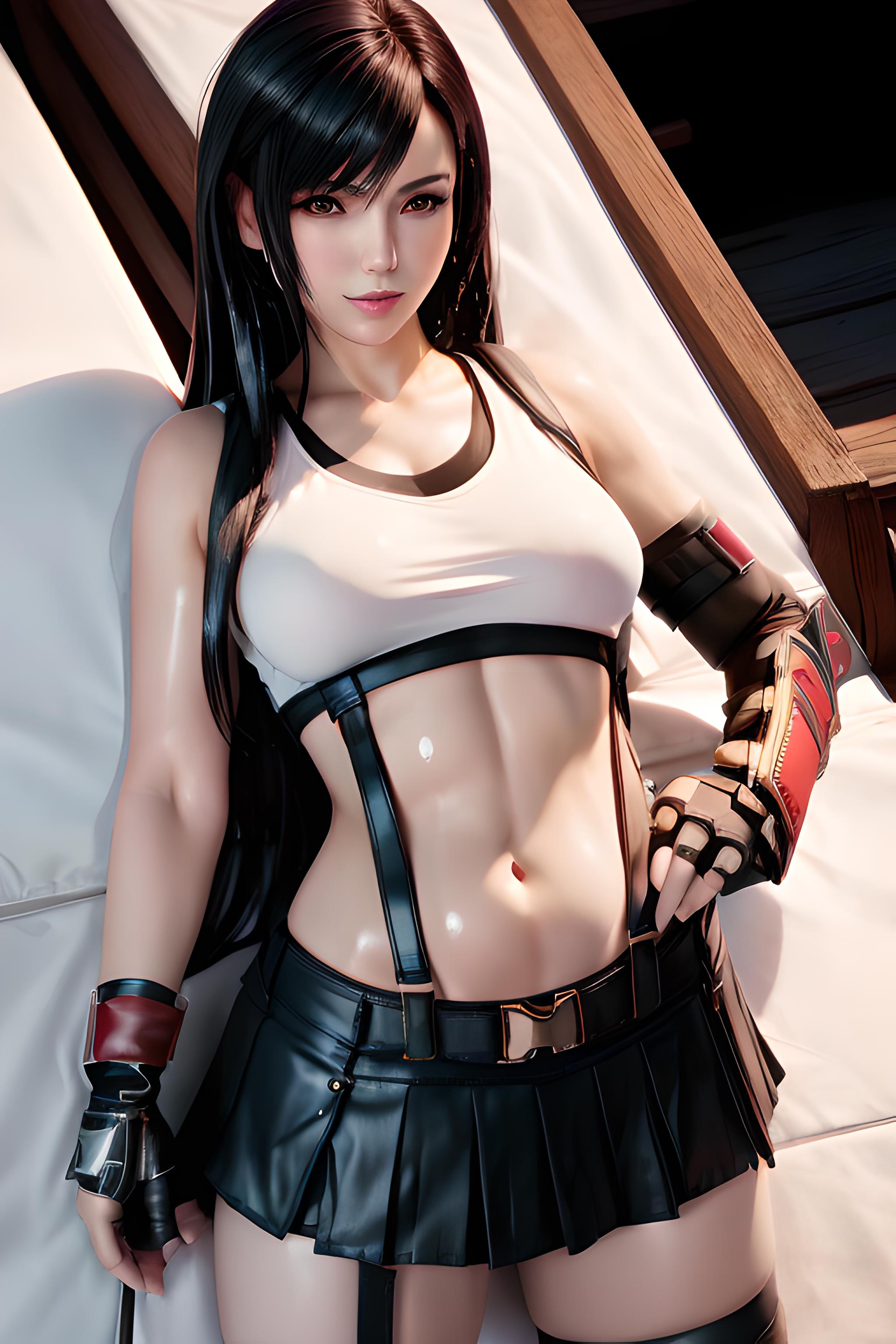 Tifa Lockhart - Final Fantasy - Hyper Realistic - NSFW LoRA - SeaArt AI  Model